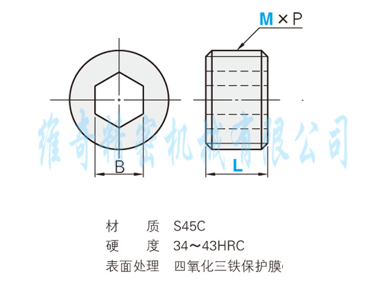 MSWA 通孔型螺塞 貫通孔止付螺絲 帶孔型螺塞 通孔喉塞